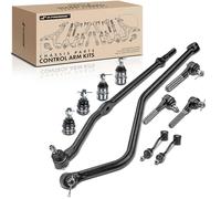 Frankberg Lot de 11 bras de suspension avant gauche et droit compatible avec Wrangler II TJ 2.4 4.0 4.0 Rubicon 1991-2007 Replace# 68004085AA, 52007118