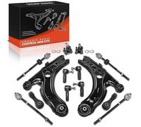 Frankberg Lot de 12 bras de suspension avant compatibles avec New Beetle Cabriolet 1Y7 New Beetle 1C1 9C1 J.e.t.t.t.a III 1K2 Replace# K90355,K640176