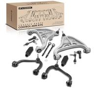 Frankberg Lot de 12 bras de suspension avant intérieur extérieur compatibles avec F-150 3,5L-7,3L 1986-2025 - Remplace K80306, K80308