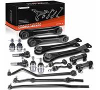 Frankberg Lot de 17 bras de suspension avant gauche et droit compatibles avec Grand Cherokee I ZG ZJ 5.2L 1996-1998 Replace# 68004085AA, 83500202