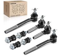 Frankberg Lot de 2 barres de couplage + 2 biellettes de direction + 2 têtes de biellette de direction avant compatibles avec Blazer S10 Jimmy Blazer S10 Pick-up K6600, ES3584