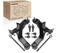 Frankberg Lot de 2 barres de couplage + 4 rotules de direction + 2 bras de suspension avant compatibles avec Elantra XD Elantra Berline XD Replace# K620327, K620328