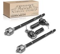Frankberg Lot de 2 biellettes de direction avant + 2 rotules de direction essieu avant compatibles avec Camry V2 Camry V2 Camry Berline V3 RX MCU15 Camry V1 Sienna L1 Replace# EV301