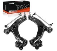 Frankberg Lot de 2 bras de suspension, 2 biellettes de couplage avant compatibles avec C-Max DM2 1,6L-2,0L, 2007-2010, Focus II DA DP HCP 1,4L-2,5L, 2005-2012, S40 II 544 1,6L-2,5L 2004-2012,