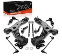 Frankberg Lot de 2 bras de suspension + 4 rotules de direction + 4 tiges de couplage essieu avant arrière compatibles avec 3 BK 1.4L-2.3L 2003-2009 5 CW 1.6L-2.0L 2010-2024 Remplacement # K620040