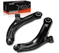 Frankberg Lot de 2 bras de suspension avec roulement en caoutchouc pour essieu avant compatible avec Clio III BR0/1 CR0/1 1.2L-2.0L 2005-2014 Modus/Grand Modus F/JP0 1.2L-1.6L 2004 Remplacement #