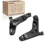 Frankberg Lot de 2 bras de suspension pour essieu avant gauche et droite - Compatible avec i10 PA 1.0L-1.2L 2008-2013 Picanto SA 1.1L 1.0L 2004-2011 Picanto BA 1.0L-1.1L 2005-2011 - Pièce de rechange