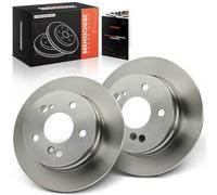 Frankberg Lot de 2 disques de frein arrière compatibles avec classe C W202 C180-C280 1.8L-2.8L 1993-2000 Disque de frein Classe E W124 E200-E300 2.0L-3.0L 1993-1995 Replace# 2014230912