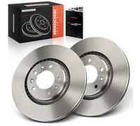 Frankberg Lot de 2 disques de frein arrière compatibles avec Jumpy Bus V 1.5L-2.0L 2016-2024 Vivaro C Combi K0 1.5L 2.0L 2019-2024 Replace# 1616394580