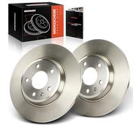 Frankberg Lot de 2 disques de frein pour essieu arrière compatibles avec A4 8K2 B8 1.8L-3.2L 2007-2015 A5 8T3 1.8L-3.2L 2007-2017 A6 4G2 4GC 1.8L-4.0L 2010-2018 Q5 8 RB 2.0. L-3.2L 2008-2017 Replace#