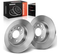 Frankberg Lot de 2 disques de frein pour essieu arrière compatibles avec Vectra C Z02 1.6L-2.2L 2002-2008 Signum Z03 1.8L-2.2L 2003-2008 Croma 194 1.8L-2.2L 2005-2011 Replace# MB89522 00 g