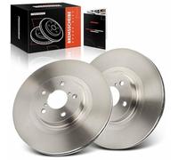 Frankberg Lot de 2 disques de frein pour essieu avant compatibles avec Forester SG 2.0L 2.5L 2002-2008 Impreza Schrägheck G3 GH GR 2.0L 2.5L 2008-2012 Legacy IV BL 2.5L 2003-2009 Replace#