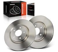 Frankberg Lot de 2 disques de frein pour essieu avant compatibles avec X-Trail T32 1.3L 1.6L 1.8L 2.0L 2014-2023 Jeu de disques de frein Kole.o.s II HC 1.8L 2.0L 2016-2023 Replace# 402064CE0A