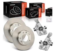Frankberg Lot de 2 étriers de frein + 2 disques de frein arrière Ø 249 mm Compatible avec 308 SW II L4 LC LJ LR LX 308 II L3 LB LH LP LW 308 fourgon / hayon LB Replace# 1610762480