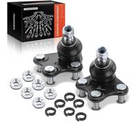 Frankberg Lot de 2 joints de suspension pour essieu avant compatibles avec A1 8X1 8XK 1.2L 1.4L 1.6L 1.8L 2.0L 2010-2018 Cordoba 6L2 1.2L 1.4L 1.6L 1.9L 2.0L 2002-2009 Ibiza III 6L1 Replacement. e#