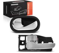 Frankberg Lot de 2 poignées de porte extérieures intérieures avant ou arrière compatibles avec Twingo II CN0 Logan MCV KS S.a.n.d.e.r.o Duster HS Kangoo/Grand Kangoo Replace# 8200028463