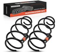 Frankberg Lot de 2 ressorts de suspension pour essieu avant gauche et droit, compatibles avec A1 8X1 8XK 8XA 8XF 2010-2018 Ibiza IV 6J1 6J5 6J8 6P1 6P5 6P8 2008-2020 Replace # 6R0411105AE