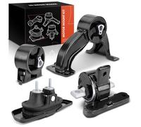 Frankberg Lot de 2 roulements de moteur + 2 roulements de transmission automatique avant arrière compatibles avec Sebring JS 3.5L 2006-2010 Sebring Cabriolet JS 3.5L 2007-2010 Remplacement # 5085078AD