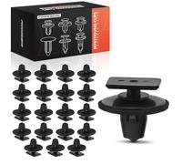 Frankberg Lot de 20 clips de fixation pour protection du moteur - Revêtement de seuil extérieur - Compatible avec Juke F15 X-Trail T32 T32R T32RR 370 Z Z34 Teana II J32 Teana III J33 L33 - Pièce de