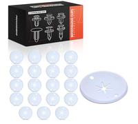 Frankberg Lot de 20 clips de fixation, rivets à expansion, pour capot, revêtement intérieur, compatibles avec A4, 8E2, A4, 8D2, A3, 8L1, A3 Sportback, 8PA A3, 8P1, remplace N90335006