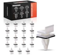 Frankberg Lot de 20 rivets de fixation pour seuils latéraux compatibles avec CR-V II RD Civic VI EJ EK Civic VII EP EU EV CRX III EG EH Accord VII CL CN Replace# 91513SM4000