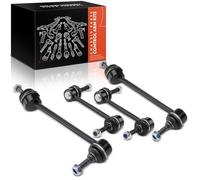 Frankberg Lot de 4 barres de couplage pour essieu avant et arrière - Compatible avec S-Type X200 2,5L-4,2L 1999-2008 - Remplace 1W4Z5K484AA 2W935C486BB