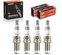 Frankberg Lot de 4 bougies d'allumage A3 8P1 1.8L-2.0L 2004-2012 A4 8EC B7 2.0L 2004-2008 Golf V 1K1 2.0L 2004-2009 Polo 6C1 6R1 2.0L 2013-2009 014 Ref. place# 1675