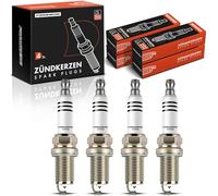 Frankberg Lot de 4 bougies d'allumage compatibles avec A3 8P1 1.8L-2.0L 2004-2012 A4 8EC B7 2.0L 2004-2008 Golf V 1K1 2.0L 2004-2009 Polo 6C1 6R1 2.0L 2013-2009 014 Ref. place# 1675