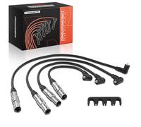 Frankberg Lot de 4 câbles d'allumage compatibles avec A3 8L1 1.6L 2000-2003 A4 8EC B7 1.6L 2004-2008 B.o.r.a 1J2 1.6L 2.0L 1998-2005 Golf IV 1J1 1.6L 2.005 L 1997 - 2005