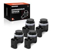 Frankberg Lot de 4 capteurs de stationnement avant arrière compatibles avec X3 E83 2.0L-3.0L 2006-2011 PDC X5 E70 3.0L-4.8L 2006-2013 X6 E71 E72 3.0L 4.4L 2008-2014 Remplace# 66209139868