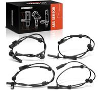 Frankberg Lot de 4 capteurs de vitesse ABS compatibles avec Fiorino 2007-2024 Linea 2006-2024 Qubo ABS Front and Rear Set de 4 pièces de rechange # 1635506380