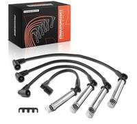 Frankberg Lot de 4 Fil Bougie Allumage Câbles d'Allumage Compatibles avec Fiesta V JD JH 1.3L 2001-2008 Fiesta V Van 1.3L 2002-2008 Focus Box/Break DNW 1.6L 2002-2005 KA RB 1.3L 1.6L 2002-2008