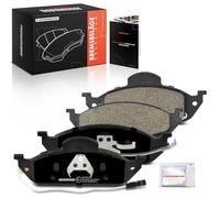 Frankberg Lot de 4 plaquettes de frein avec lubrifiant pour essieu avant - Compatible avec classe M W163 ML 230 2.3L 1998-2005 Classe M W163 ML 270 CDI 2.7L 1999-2005 - Remplace 1634200020