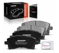 Frankberg Lot de 4 plaquettes de frein avec lubrifiant pour essieu avant compatibles avec Forester SF 2.0L 1997-2002 Legacy II BD 2.5L 1996-1999 Impreza Coupé GFC 2.0L 1997-2000 Replace# 26296AC040