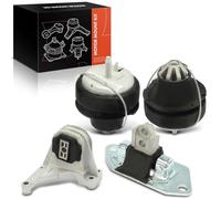 Frankberg Lot de 4 supports de moteur compatibles avec S60 I 384 2.4 D5 2.4 D 2001-2010 S80 I TS XY 2.4 D5 2.4 D 2001-2006 V70 II SW 2.4 D5 AWD 2.4 D5 2002-2002 2007. Pièce de rechange : 30680770