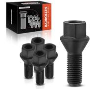 Frankberg Lot de 5 boulons de roue compatibles avec les modèles 1 E81 E87 3 E21 E30 E36 E46 E90 5 E12 E28 E34 E60 E61 6 E24 E64 1975-2017 610-574