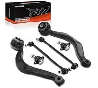 Frankberg Lot de 6 bras de suspension pour essieu avant gauche et droit, compatible avec X5 E53 3.0L-4.8L 2000-2006 31126769717