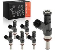 Frankberg Lot de 6 injecteurs essence à 2 broches compatibles avec A3 Sportback 8PA A3 8P1 TT 8J3 TT R.o.a.d.s.t.e.r 8J9 E.O.S 1F7 1F8 Golf V 1K1 3.2L Replace# 022906031L