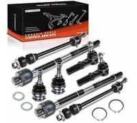 Frankberg Lot de 8 bras de suspension avant inférieur compatibles avec Ram 1500 Crew Cab Pick-up Ram 1500 Standard Cab Pick-up Ram 1500 Pick-up D1 DC DH DM DR Replace# K7422,K7411