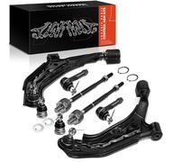 Frankberg Lot de 8 bras de suspension de direction avant gauche et droite compatibles avec Sentra B13 1,6L 1990-1994 Remplace 48520-01E26, 48520-01E00