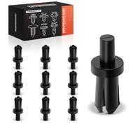 Frankberg N0385494 Lot de 10 clips de fixation, rivets d'expansion, compatibles avec Golf I, Cabriolet 155, Golf IV, 1J1, Polo 6N1, P.a.s.s.a.t 3B2