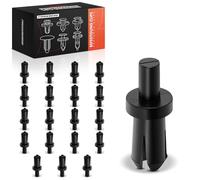 Frankberg N0385494 Lot de 20 clips de fixation, rivets d'expansion, compatibles avec Golf I, Cabriolet 155, Golf IV, 1J1, Polo 6N1, P.a.s.s.a.t 3B2