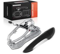 Frankberg Poignée de porte de voiture Arrière Gauche Extérieur Compatible avec X5 E53 3.0d 3.0i 4.4i 4.8is 4.6is 2000-2006 SUV Remplacer# 51218243625,51218243617
