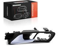 Frankberg Poignée de Porte intérieur Avant Gauche Chromé Noir et argent Compatible avec C.a.d.d.y III MPV C.a.d.d.y III Camionnette/MPV Remplacer# 1E08372252ZZ