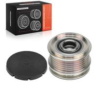 Frankberg Poulie roue libre d'alternateur avec 6 rainures Compatible avec A1 8X1 8XK 1.4L 1.6L-2.0L 2010-2018 Remplacer# 021903026L