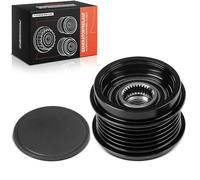 Frankberg Poulie roue libre d'alternateur avec 6 rainures Compatible avec C3 II SC 1.6L 2014-2016 C3 III SX 1.6L 2016-2018 Remplacer# 9810525380