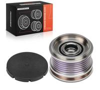Frankberg Poulie roue libre d'alternateur avec 6 rainures Compatible avec Golf IV 1J1 1.9L-2.3L Polo Classic 6V2 1.9L A3 8L1 1.9L Remplacer# 038903119