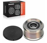 Frankberg Poulie roue libre d'alternateur avec 6 rainures Compatible avec Megan.e CC Megan.e II III IV Sander.o II Sander.o/Stepway II Clio IV V Captu.r I II Remplacer# 231002543R