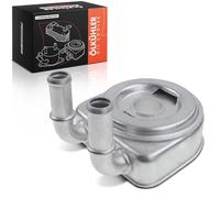 Frankberg Radiateur d'huile Compatible avec 307 CC 3B 2.0L 307 SW 3H 2.0L 307 3A/C 2.0L 307 Break 3E 2.0L 407 SW 6D 6E 2.0L Remplacer# 1103N0, 1103J2