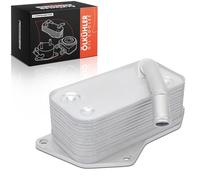 Frankberg Radiateur d'huile Compatible avec Série 1 E81 E87 F20 F21 Série 3 E90 F30 F80 Série 5 E60 F10 Série 6 E63 Série 7 E65 E66 E67 X3 E83 F25 Remplacer# 11427525333